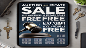 List Your Auction or Estate Sale Free